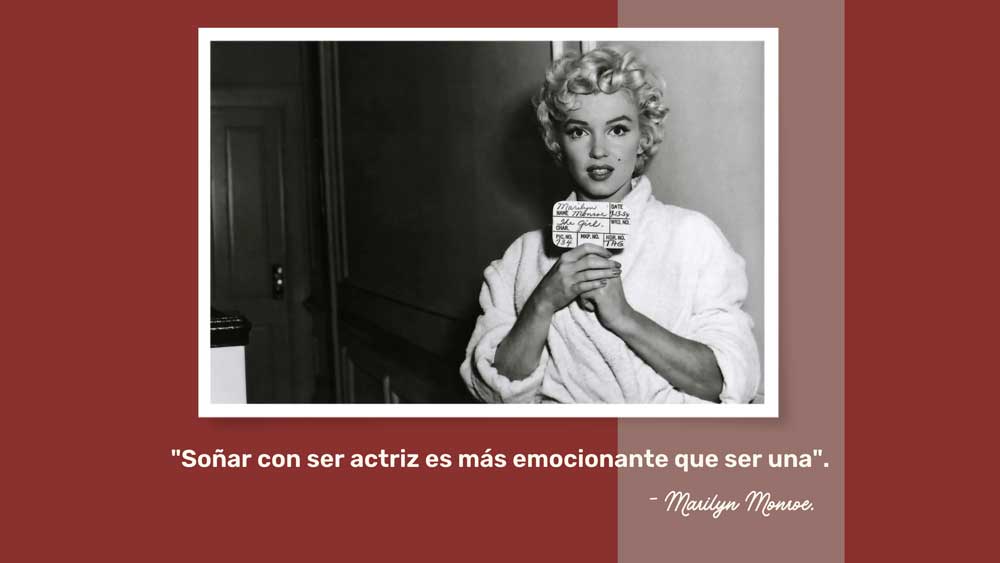 Phrases courtes de Marilyn Monroe