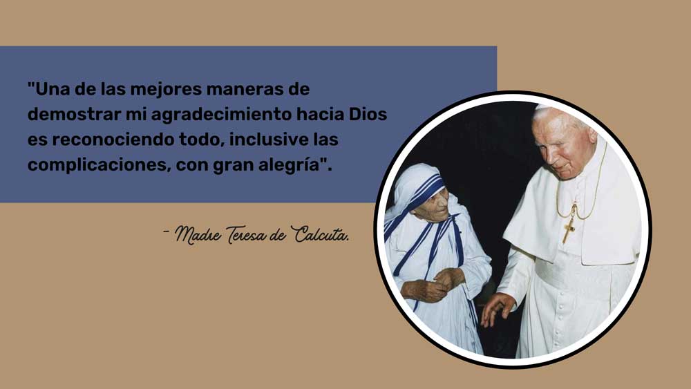 Mère Teresa de Calcutta - citations sur Dieu