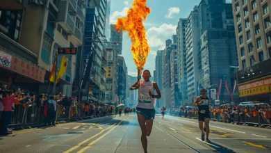 La flamme olympique : toutes les astuces pour la garder visible, même à travers les obstacles du parcours