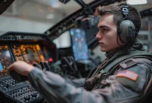 L&rsquo;Ukraine forme ses pilotes sur des simulateurs de F-16 pour renforcer ses capacités aériennes en temps de guerre