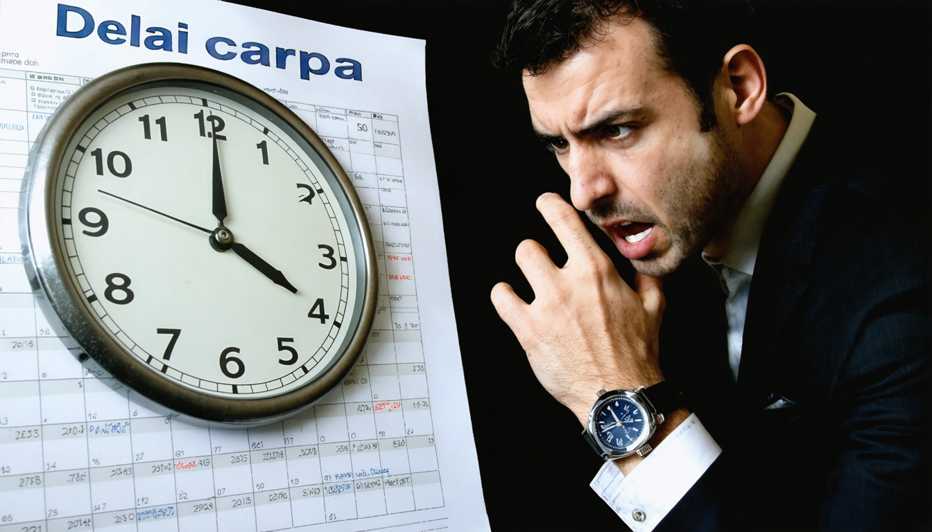 Délai Carpa : À quel moment son dépassement frôle l’abus ?