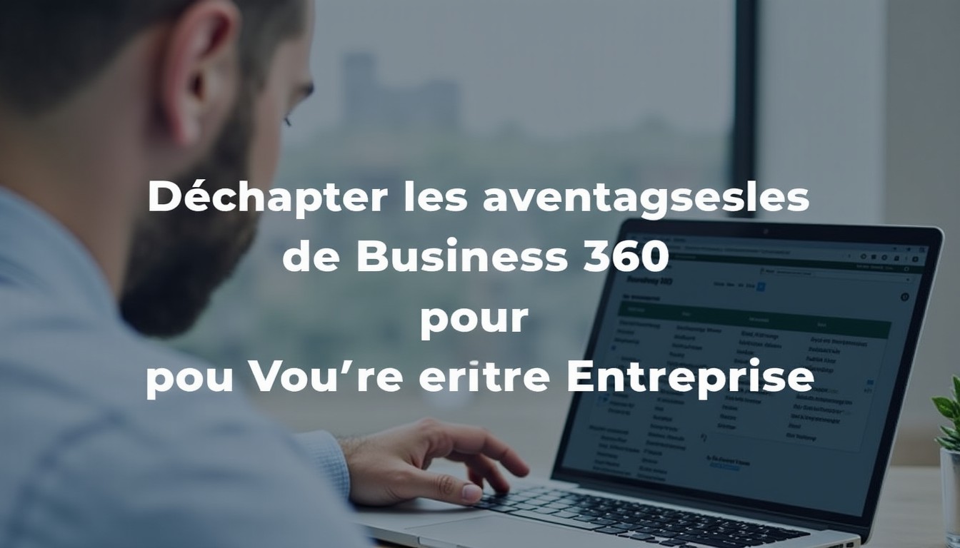 Découvrir les Avantages Complets de Business 360 pour Votre Entreprise